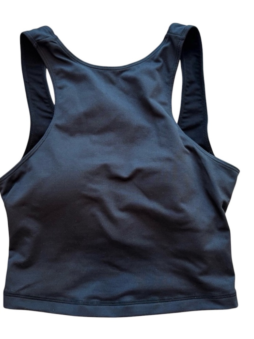Wonderly Black Sports Bra with Orange Logo – XXS